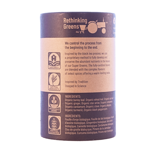 Spiced Chai Loose Leaf Cylinder Back