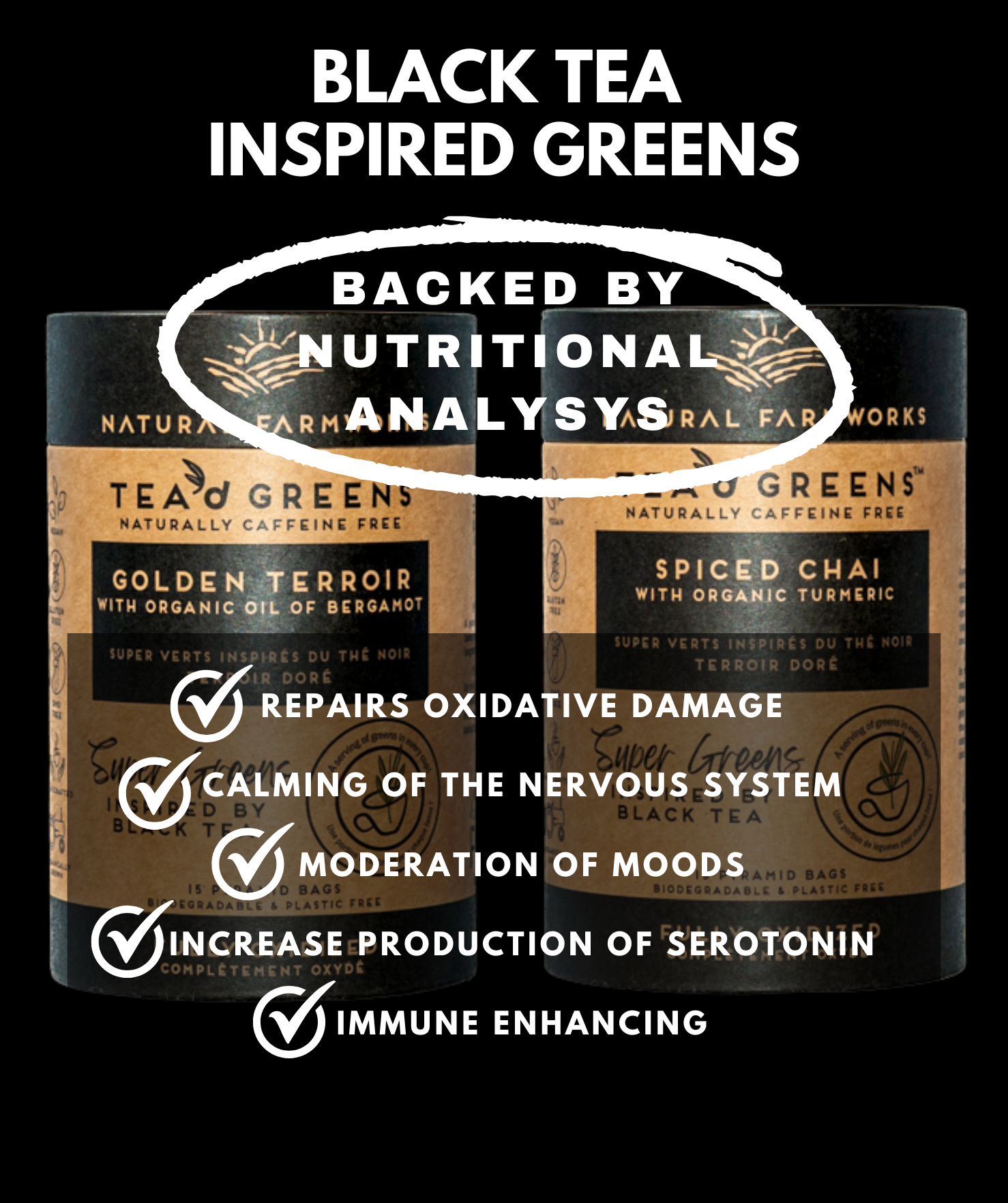 Black Tea Inspired Super Greens