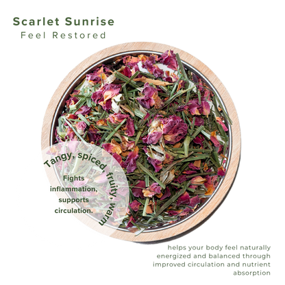 Scarlet Sunrise | Loose Leaf