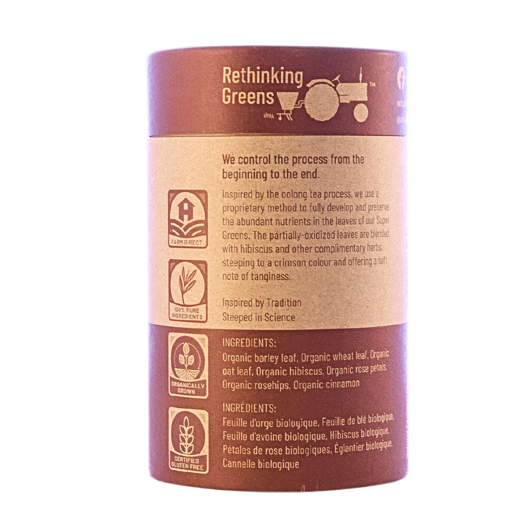 Scarlet Sunrise Back Loose Leaf 100g Cylinder