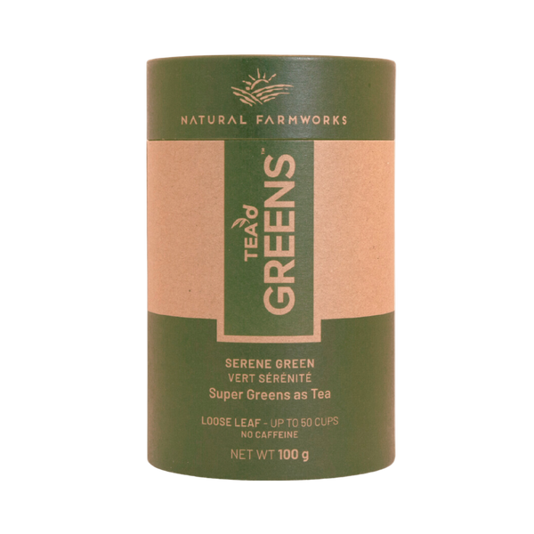 Serene Green Loose Leaf 100g Cylinder 