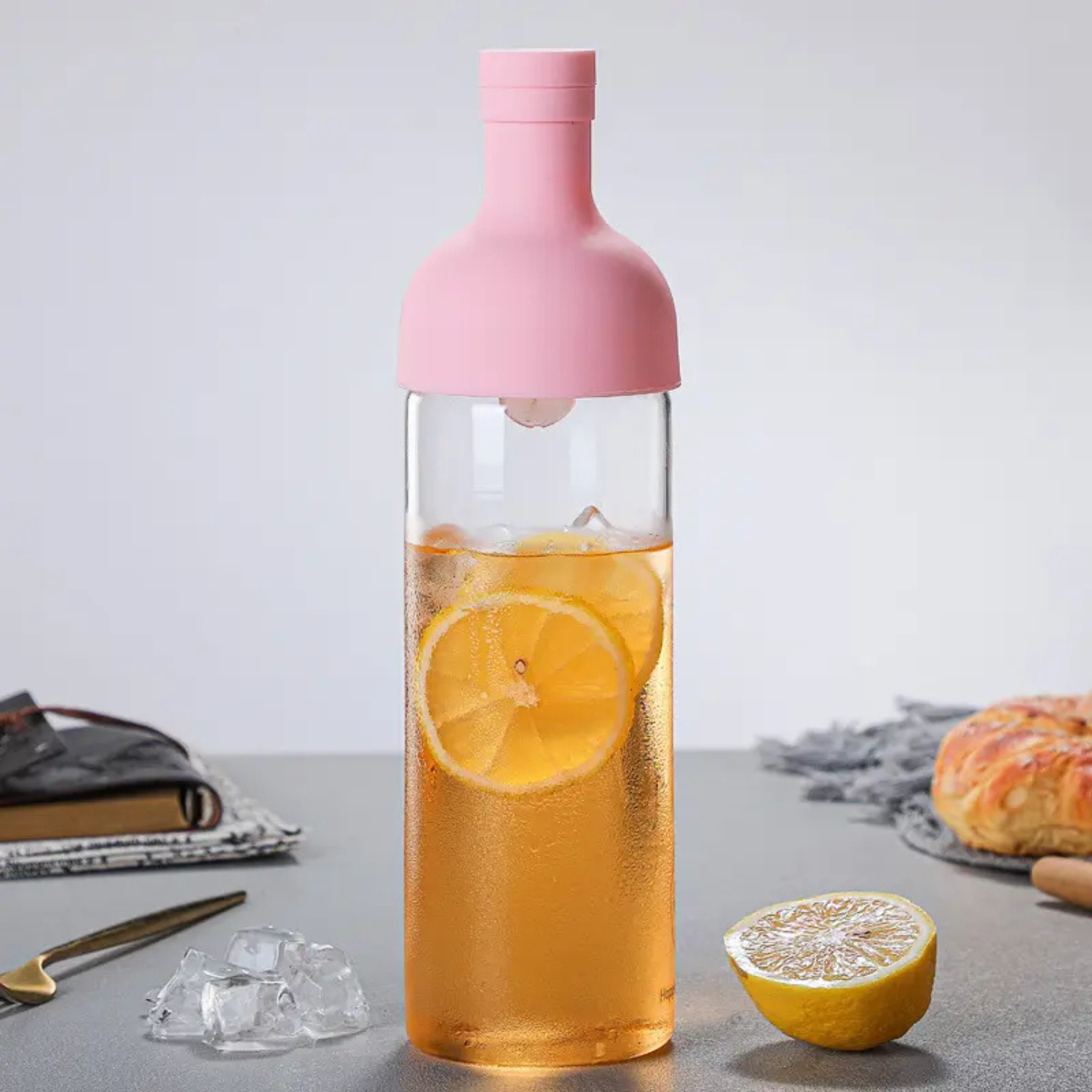 Pink Tea'd Greens Carafe