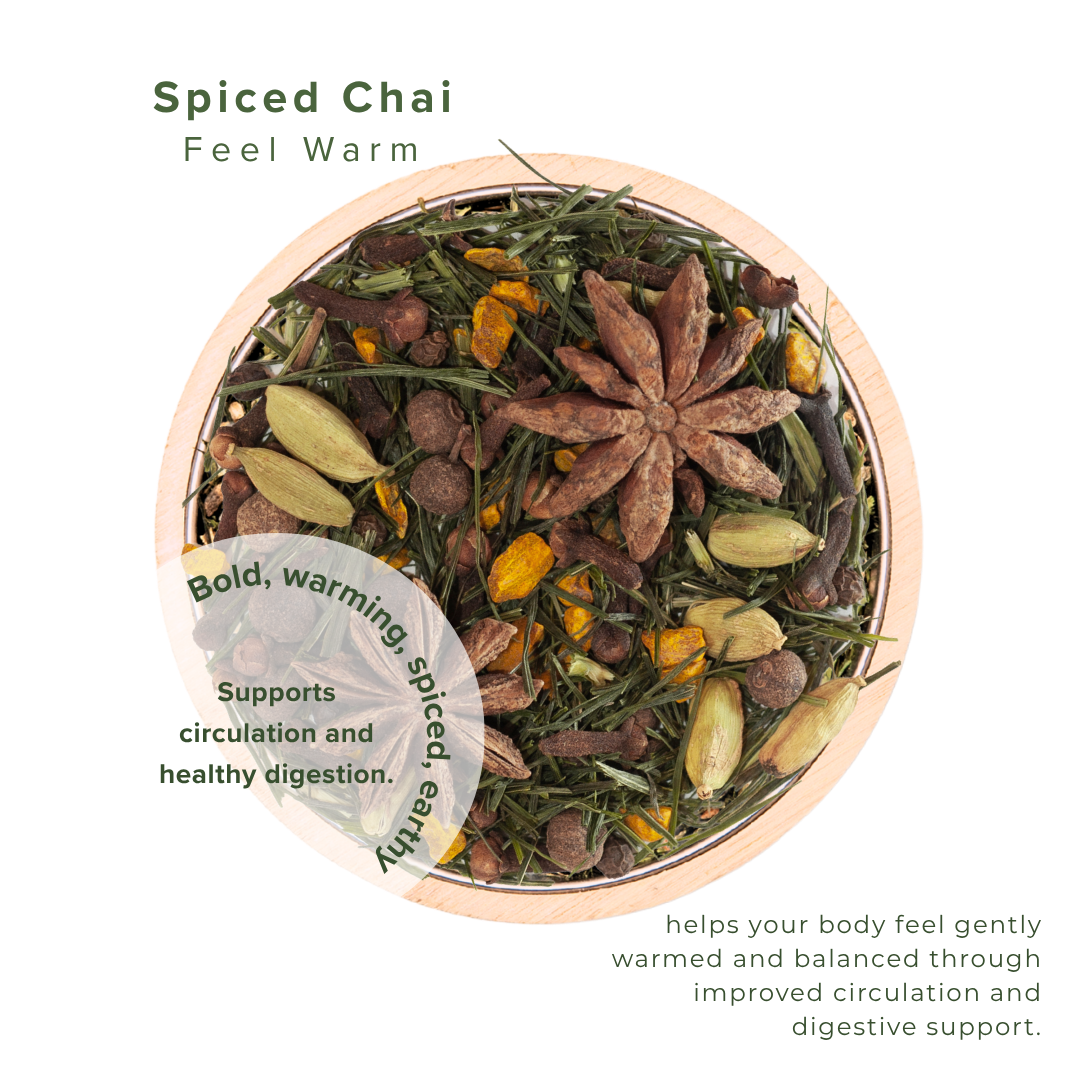 Spiced Chai Ecoista → Warming Digestion | 100g Loose Leaf Cylinder
